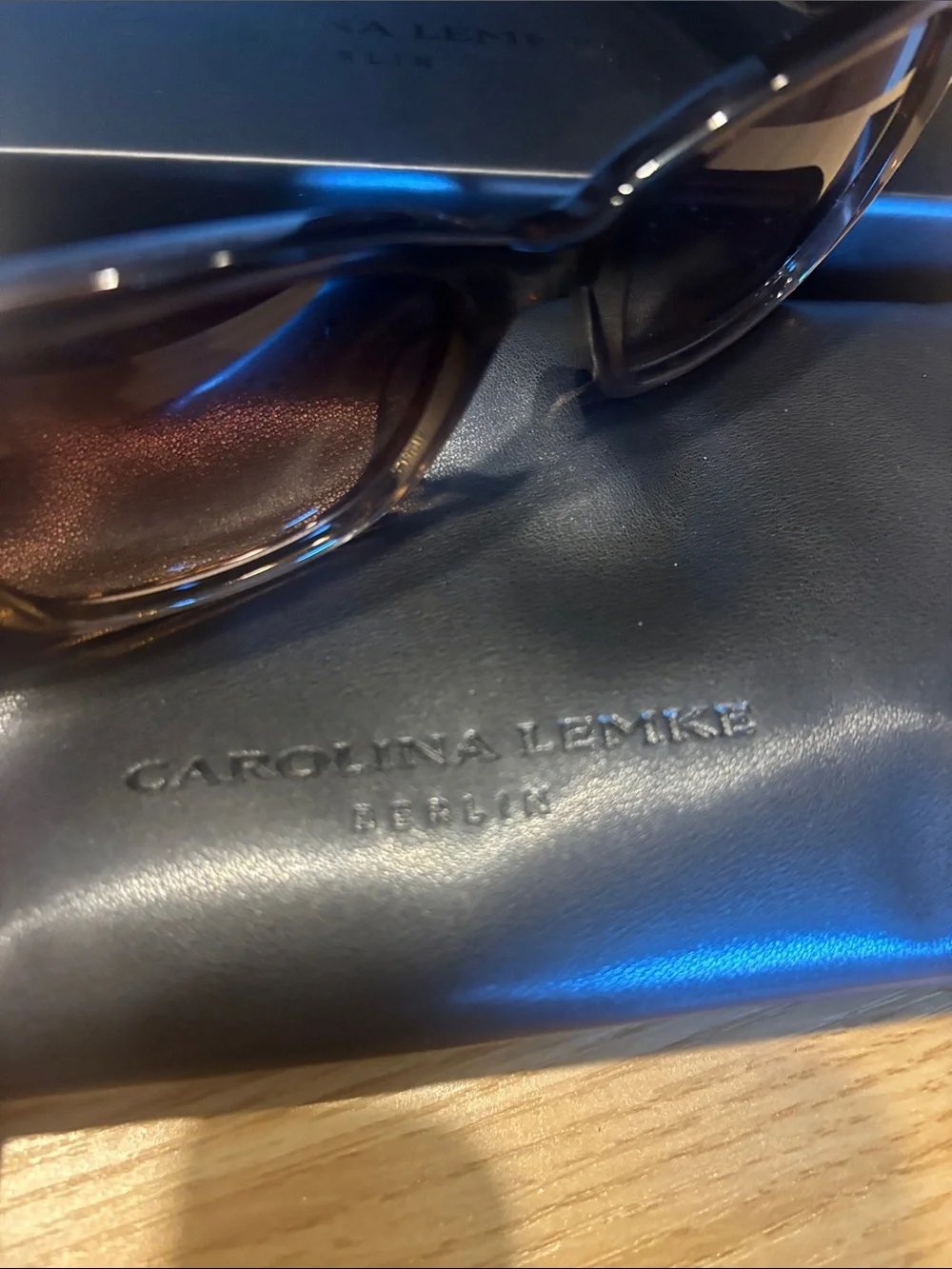 Carolina lemke Tortoiseshell Cat-Eye Women's Sunglasses - Brown